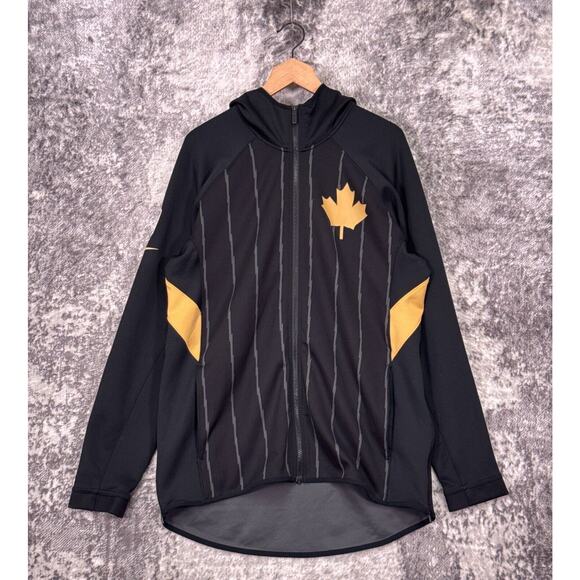 Nike Jacket Large Mens Toronto Raptors Earned Edition Showtime Full Zip Hoodie - Picture 1 of 8